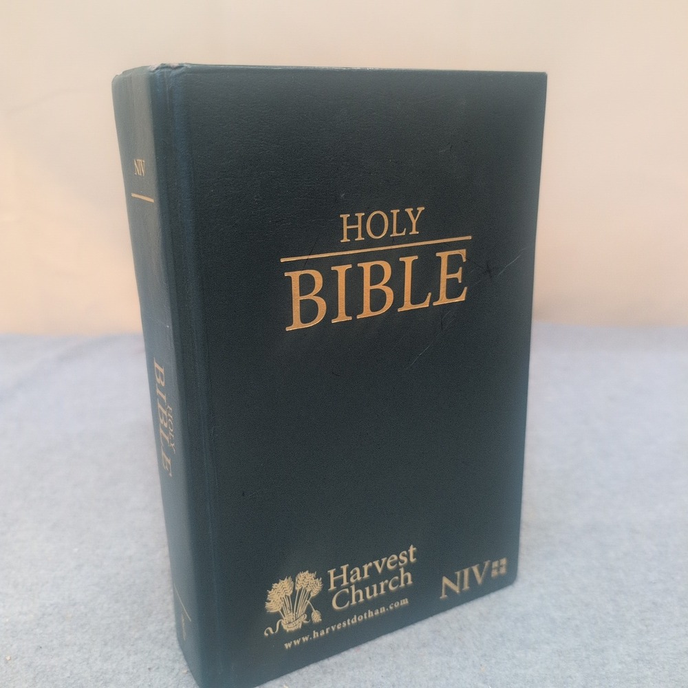 NIV Holy Bible Biblica Harvest Church Green Flexible Cover New International Ver - Picture 1 of 5